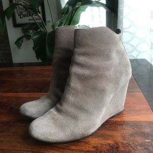 Dolce Vita Gracie Suede Wedge Booties